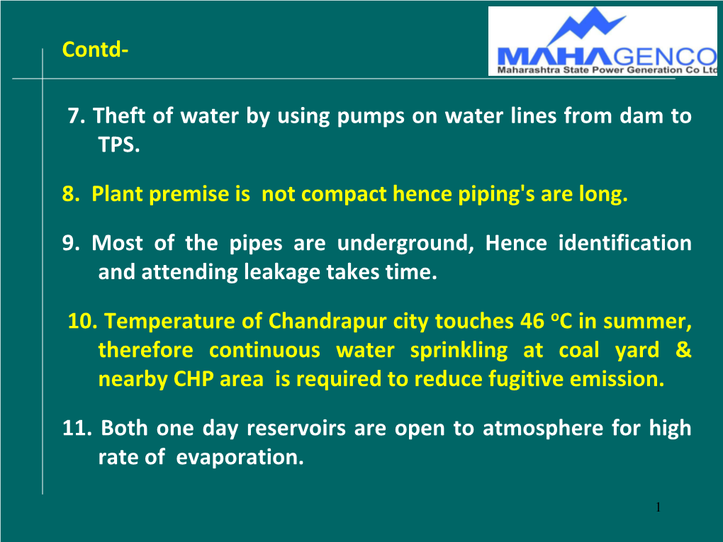 Mahagenco Is First Power Utility in India to Try Use Sewage Water for Secondary Uses in Power Station