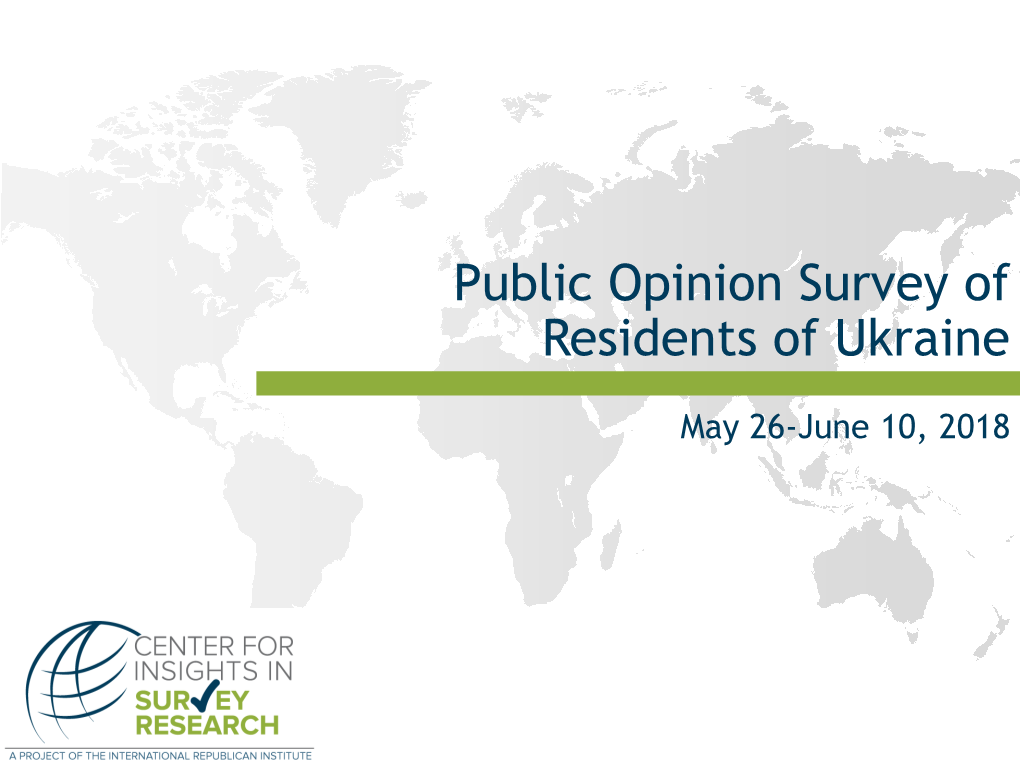 Survey of Residents of Ukraine