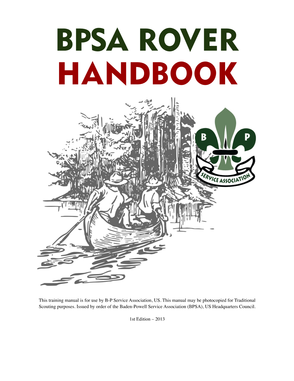 Bpsa Rover Handbook