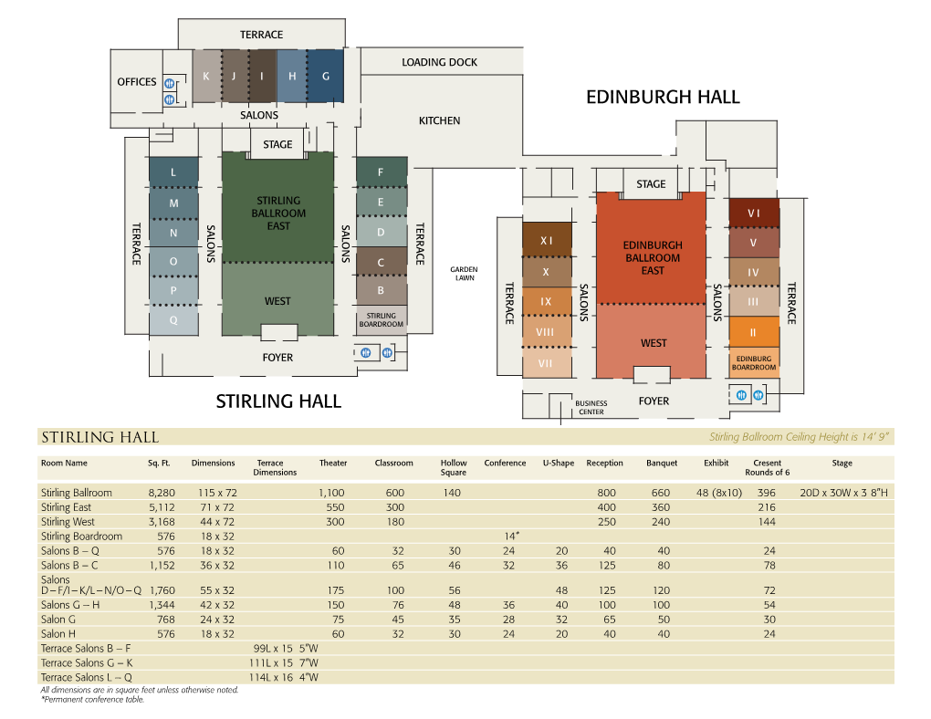 Stirling Hall Business Foyer Center