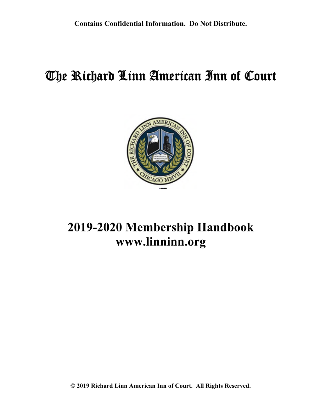 2019-2020 Linn Inn Handbook V2.Pdf