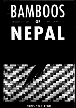 Download Pdf of Bamboos of Nepal