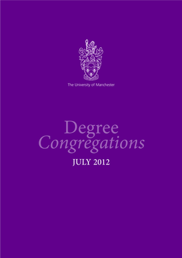 Degree Congregations