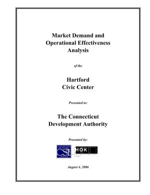 Market Demand and Operational Effectiveness Analysis of the Hartford Civic Center