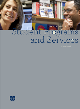Student Programs and Services [ 2018-2019 ] ALL ABOUT Depaul