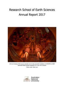 Research School of Earth Sciences Annual Report 2017
