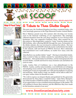 A Tribute to Three Shelter Angels
