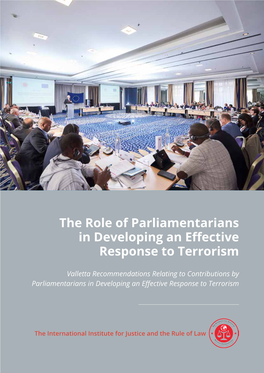 The Role of Parliamentarians in Developing an Effective Response to Terrorism