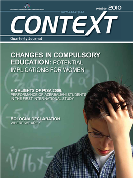 Changes in Compulsory Education: Potential Implications for Women