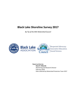 Black Lake Shoreline Survey 2017