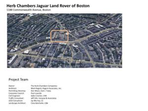 Herb Chambers Jaguar Land Rover of Boston 1188 Commonwealth Avenue, Boston