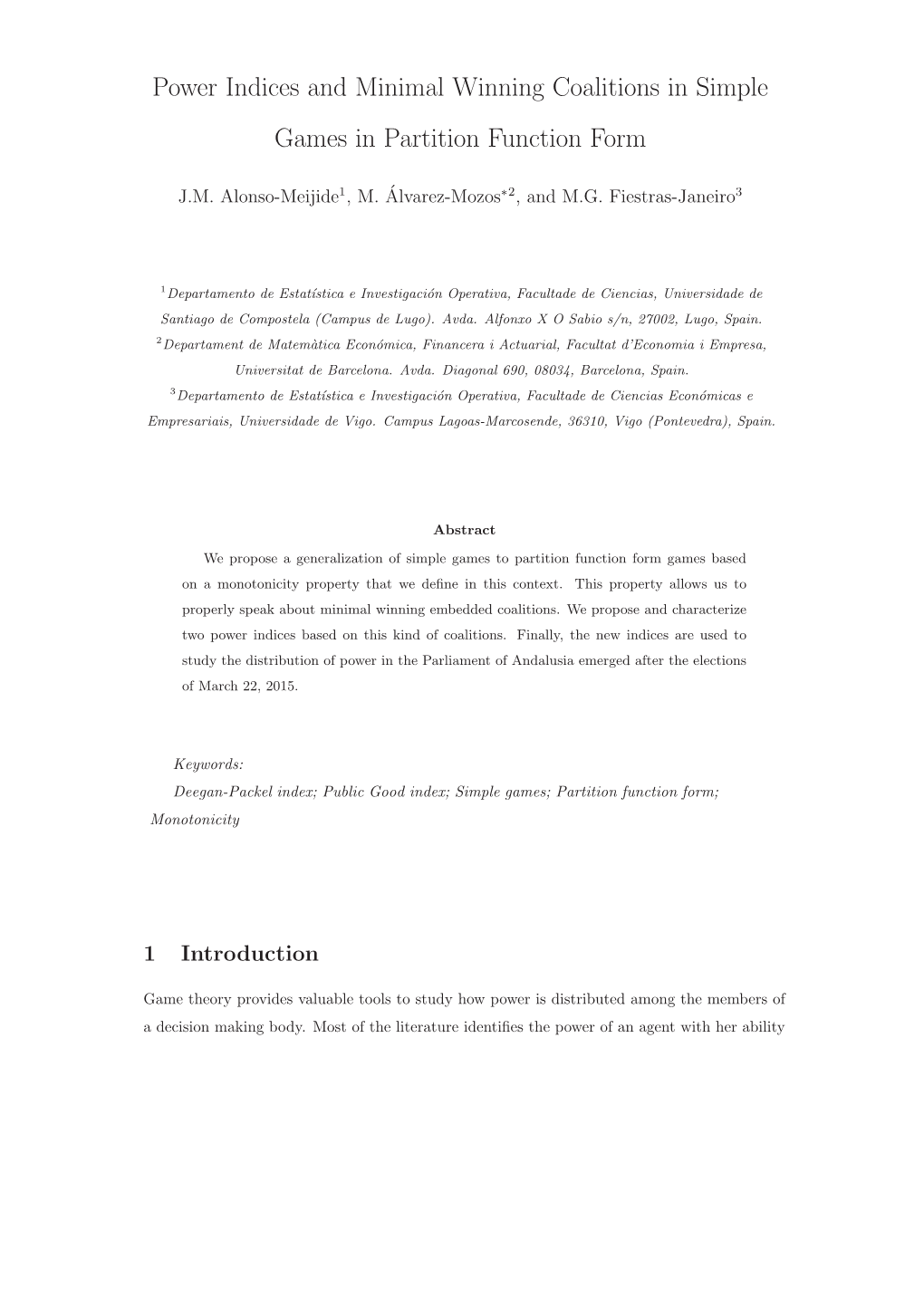 Power Indices and Minimal Winning Coalitions in Simple Games in Partition Function Form