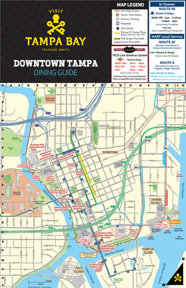 2016 Downtown Dining Map Small