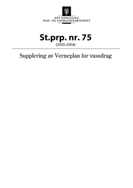 St.Prp. Nr. 75 (2003–2004)