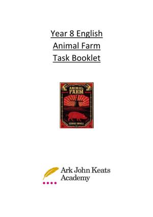 Year 8 English Animal Farm Task Booklet