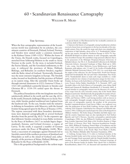 60 • Scandinavian Renaissance Cartography William R