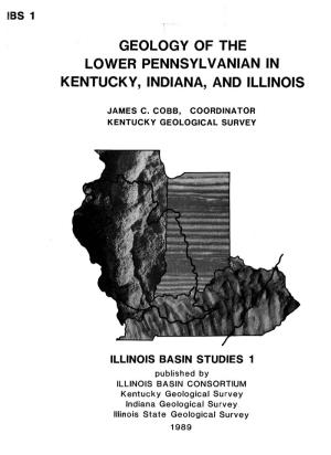 Geology of the Lower Pennsylvanian in Kentucky, Indiana, and Illinois