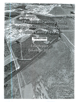 Flood Protection Planning Study Hurricane Flood Protection System