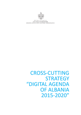 Digital Agenda of Albania 2015-2020”