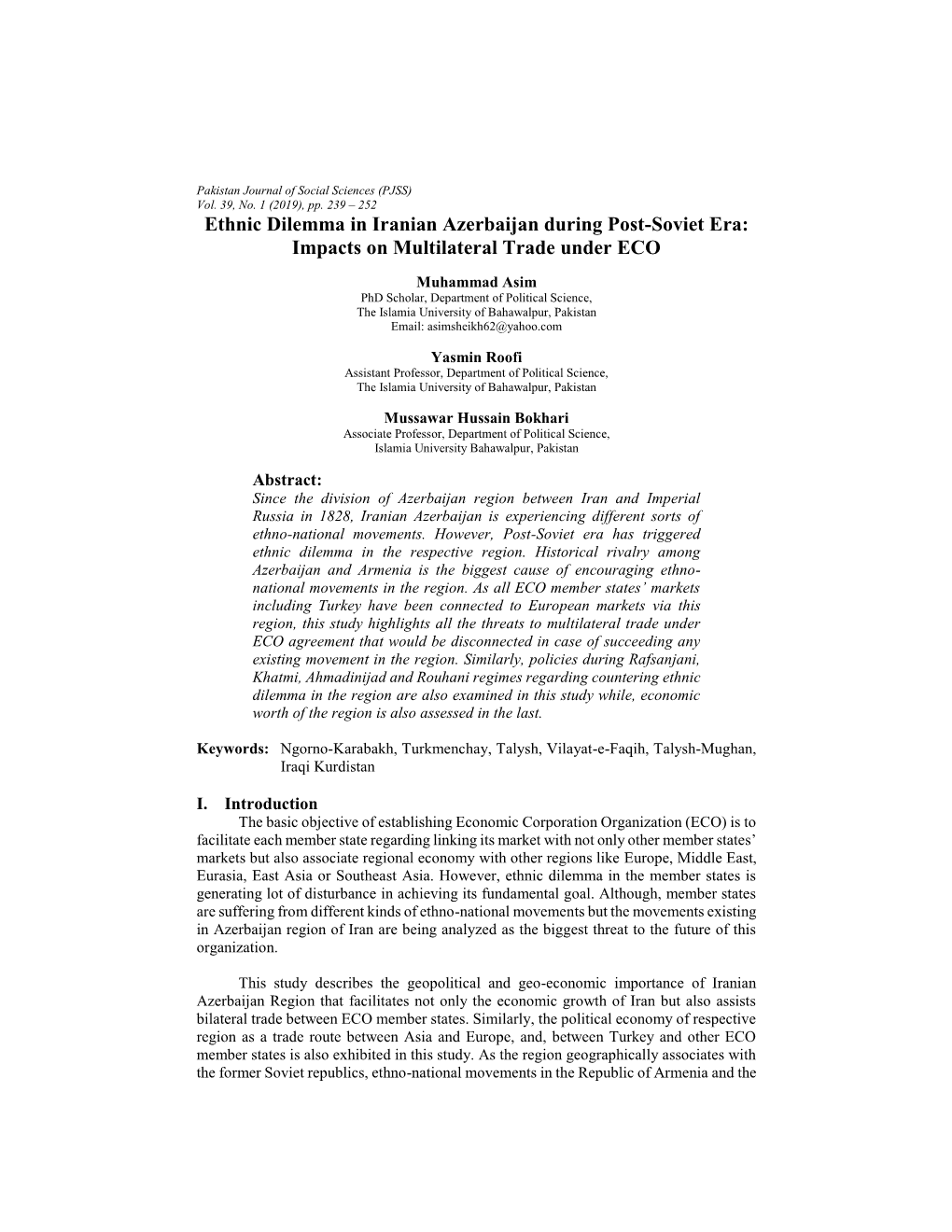 Contribution of Fiscal Decentralization to Economic Growth: Evidence From