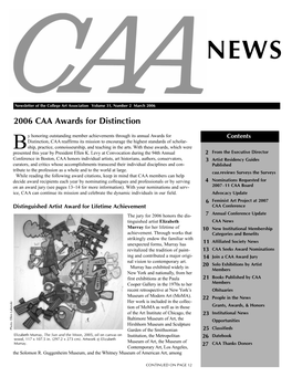 March 2006 CAA News