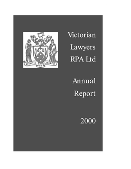 Victorian Lawyers RPA Ltd Annual Report 2000