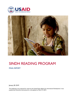 Sindh Reading Program