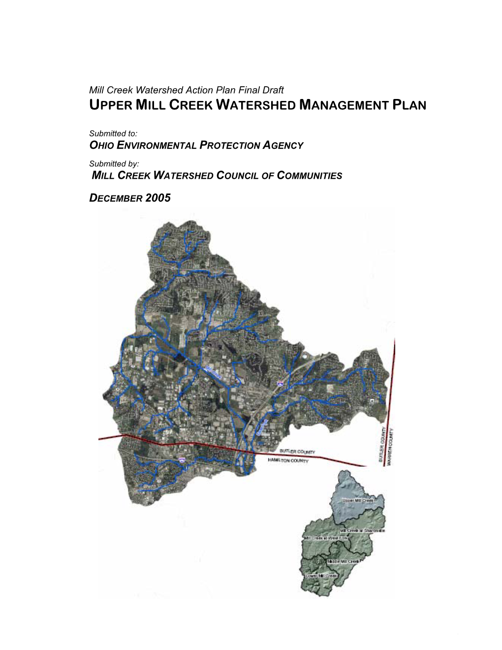 Upper Mill Creek Watershed Management Plan