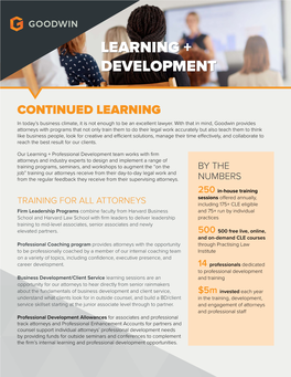 Learning + Development