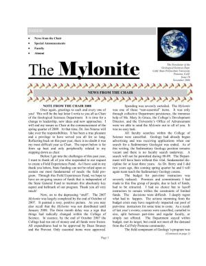 The Mylonite Issue 16 November 2008