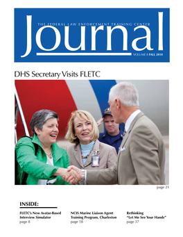 The FLETC Journal: Fall 2010 Edition (PDF)