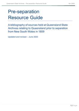 Pre-Separation Resource Guide Apr 2020