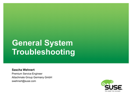 SUSE Linux Enterprise Server 12 Does Not Provide the Repair System Anymore