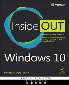 Windows 10 Inside out 3Rd Edition