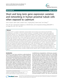 Short and Long Term Gene Expression Variation and Networking in Human