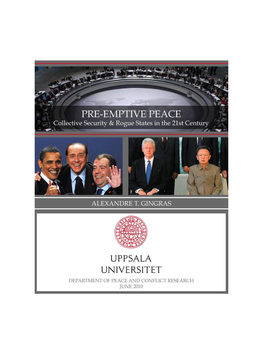 Pre-Emptive Peace: Collective Security and Rogue States in The
