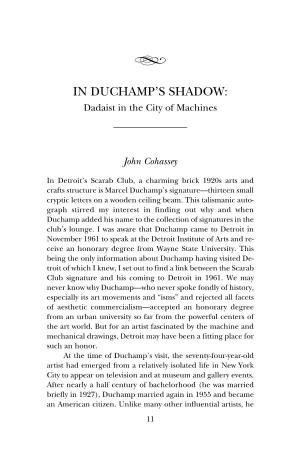 In Duchamp's Shadow : Dadaist in the City of Machines