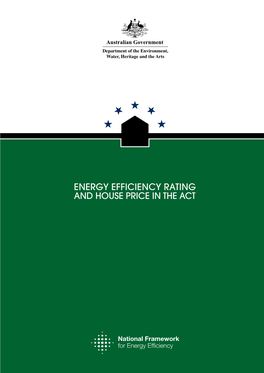 Energy Efficiency Rating and House Price in the Act