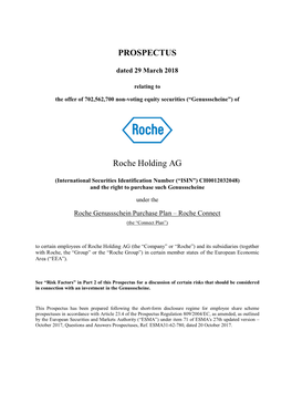 PROSPECTUS Roche Holding AG