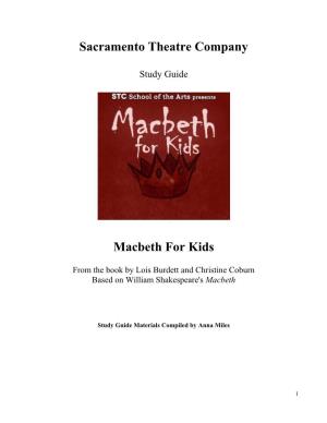 Macbeth for Kids Study Guide