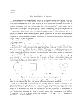 The Classification of Surfaces