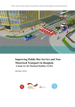 Improving Public Bus Service and Non-Motorised Transport in Bangkok