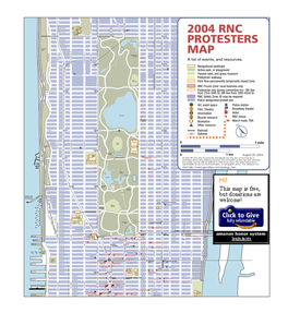 2004 RNC Protesters Map (Version August