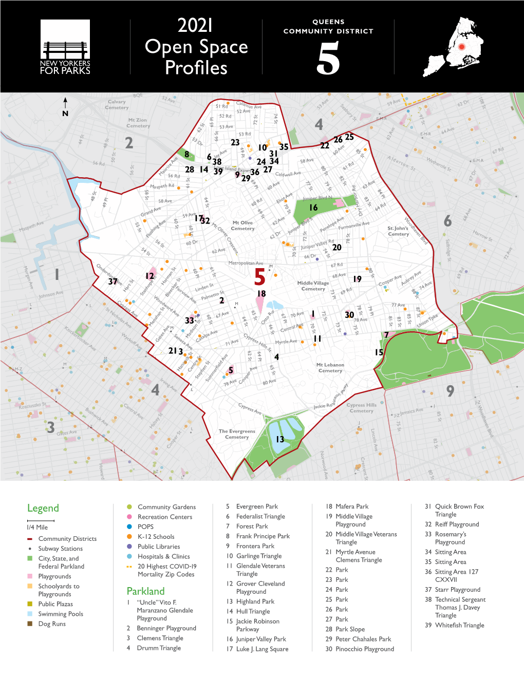 2014 City Council District Profiles 2021 Open Space Profiles