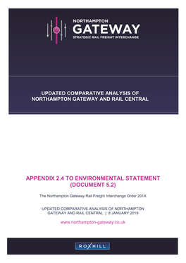 Appendix 2.4 to Environmental Statement (Document 5.2)