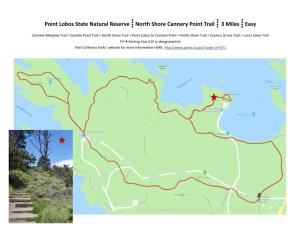 Point Lobos State Natural Reserve ⁞North Shore Cannery Point Trail