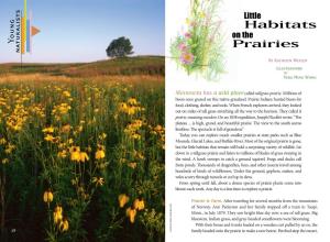 Habitats Prairies