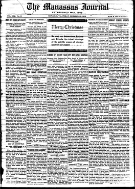 The Manassas Journal 1916 12 22