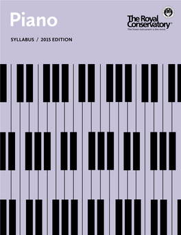 RCM Piano Syllabus