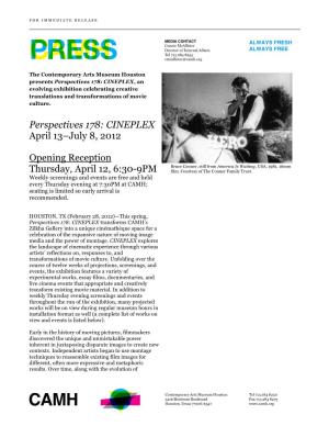 Perspectives 178 | CINEPLEX
